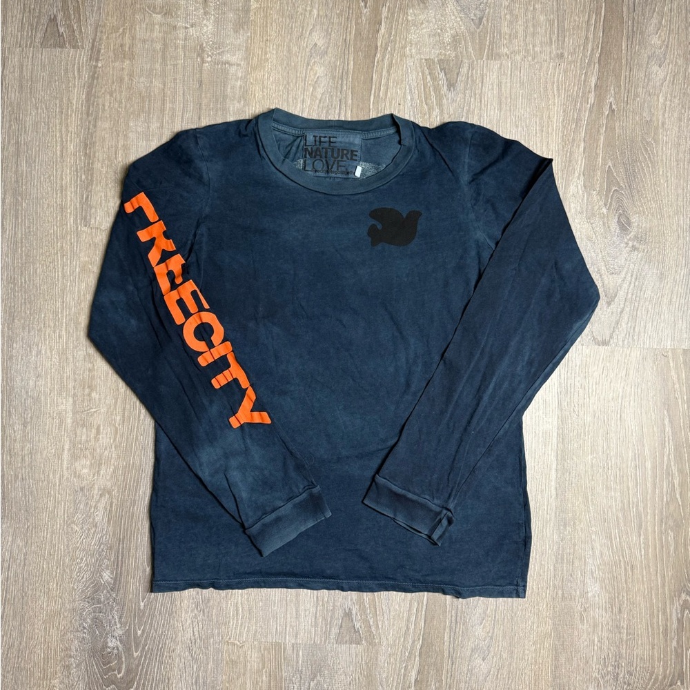 freecity Women’s Navy Long Sleeve Shirt